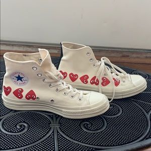 COMME DES GARÇONS PLAY HIGHTOP MENS 7 WOMENS 9